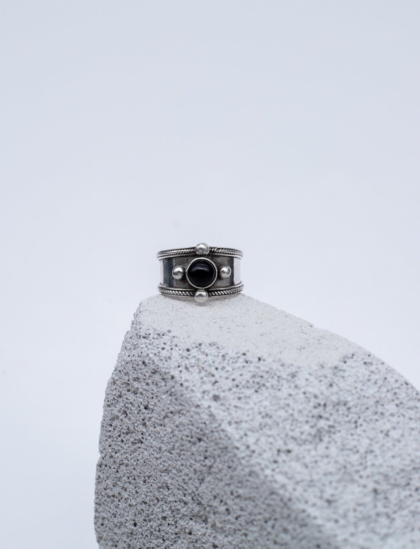 Ring Black onyx small