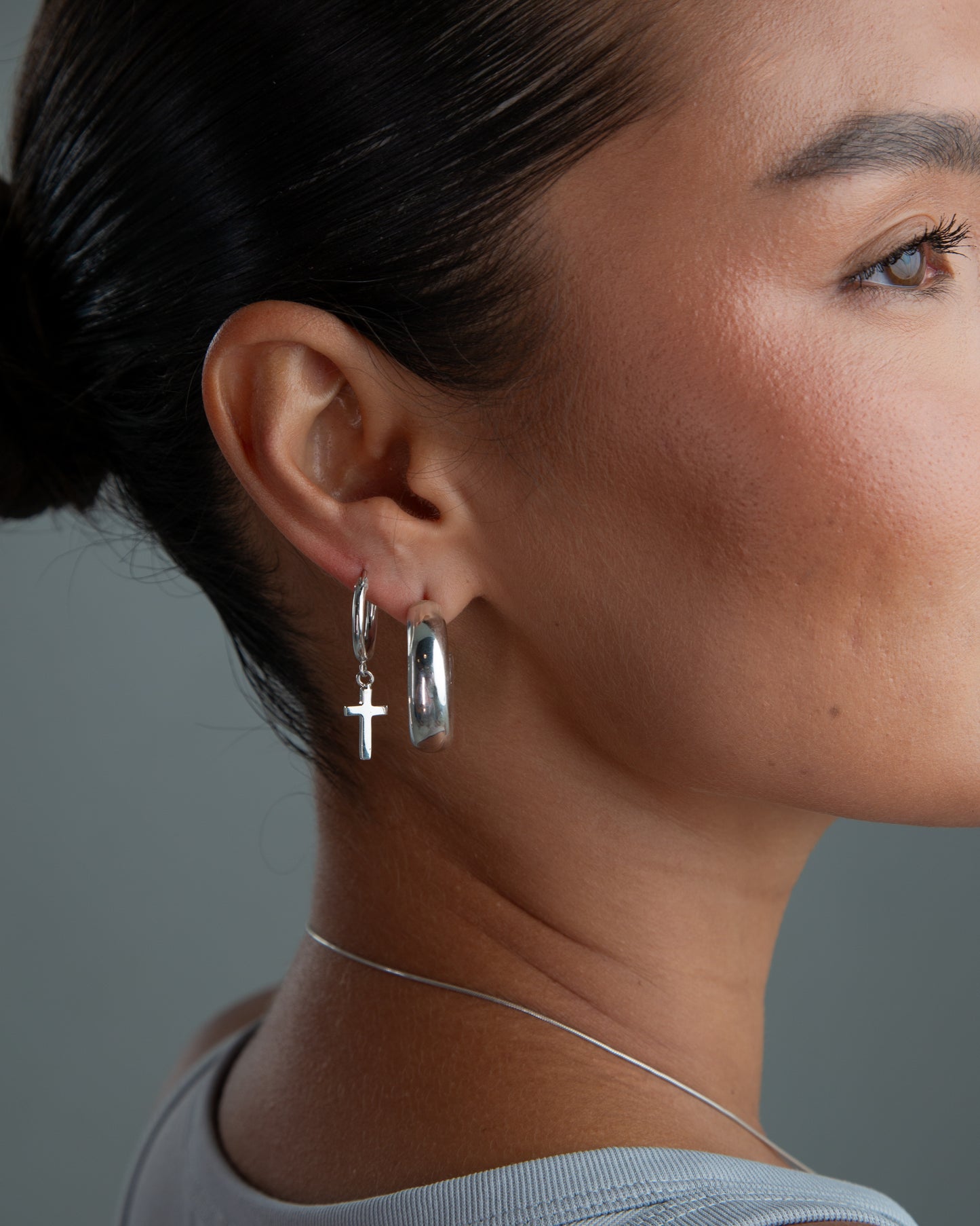 Earrings little cross