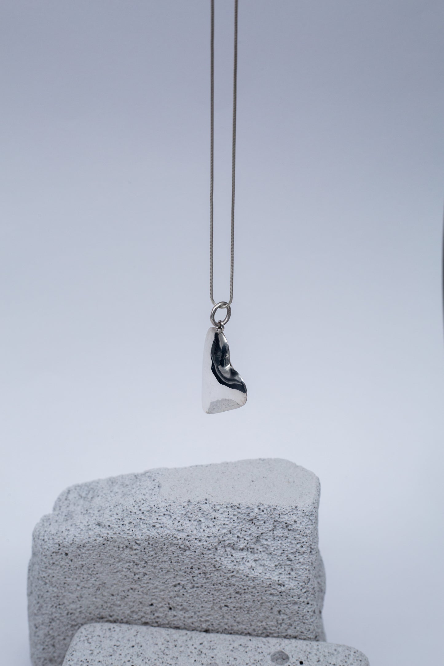 Asymmetrical Heart Pendant