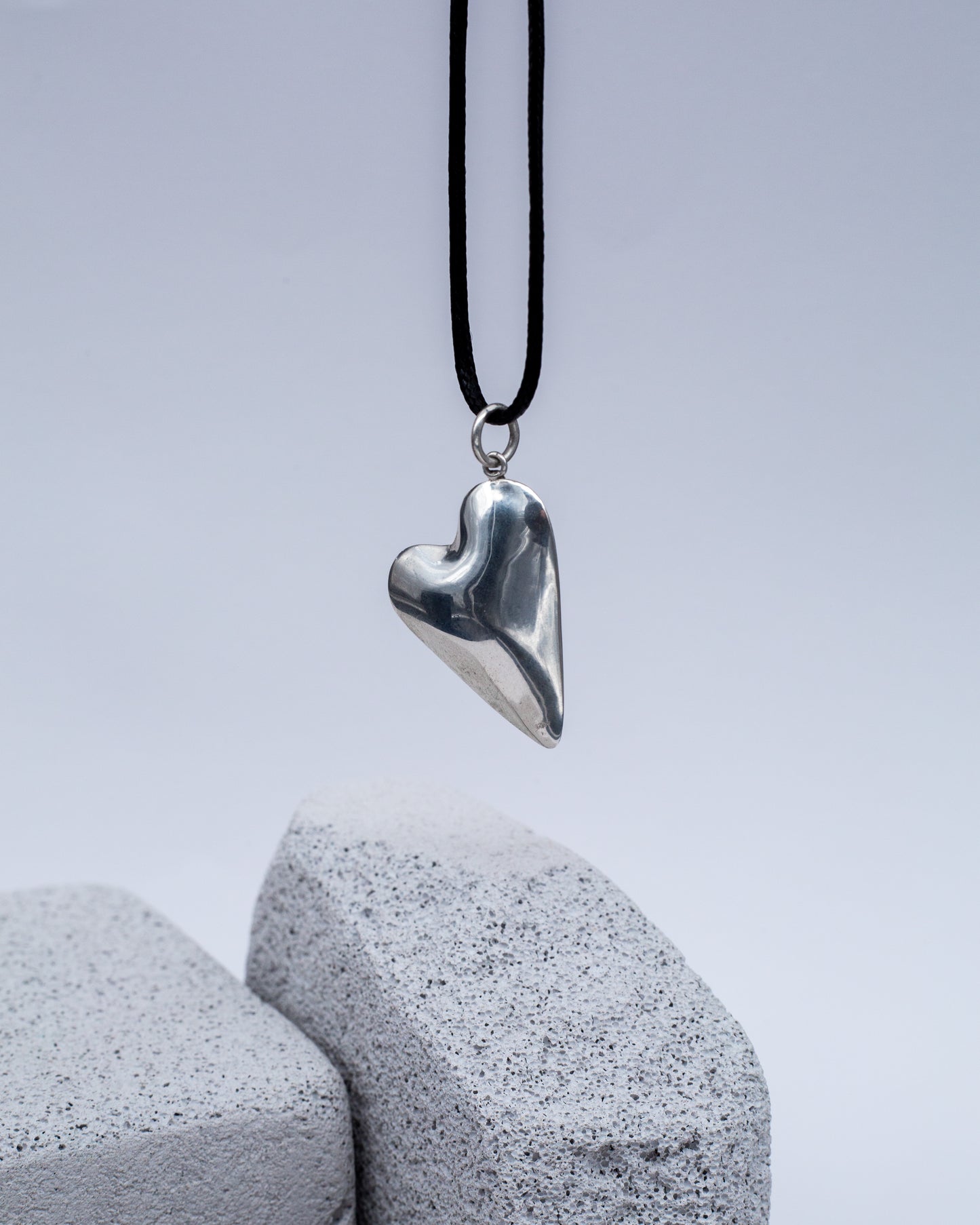 Asymmetrical Heart Pendant